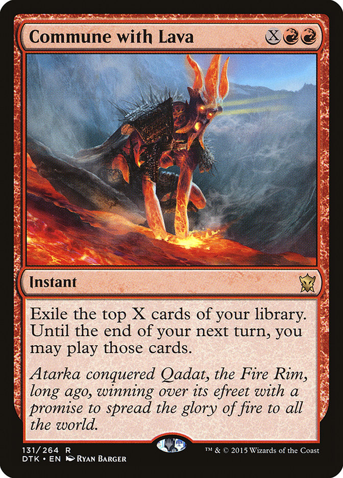 Commune with Lava [Dragons of Tarkir] | Gaming Infinity