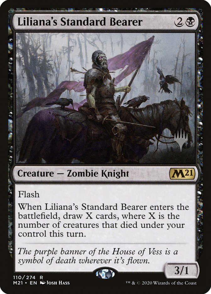 Liliana's Standard Bearer (Promo Pack) [Core Set 2021 Promos] | Gaming Infinity