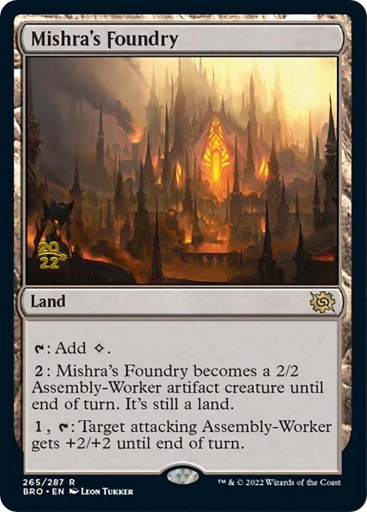 Mishra's Foundry [The Brothers' War: Prerelease Promos] | Gaming Infinity