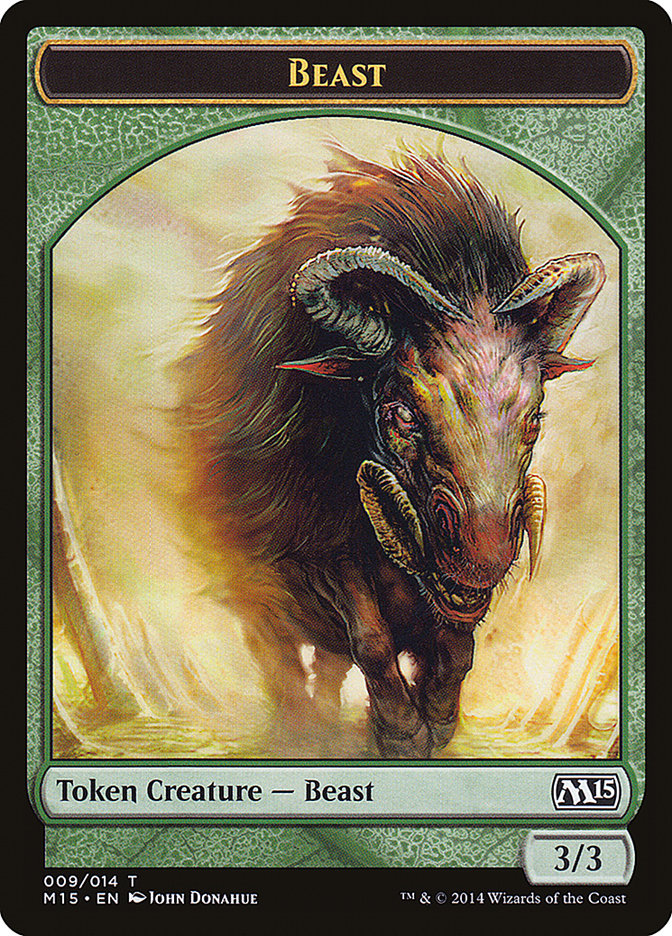 Beast (009/014) [Magic 2015 Tokens] | Gaming Infinity