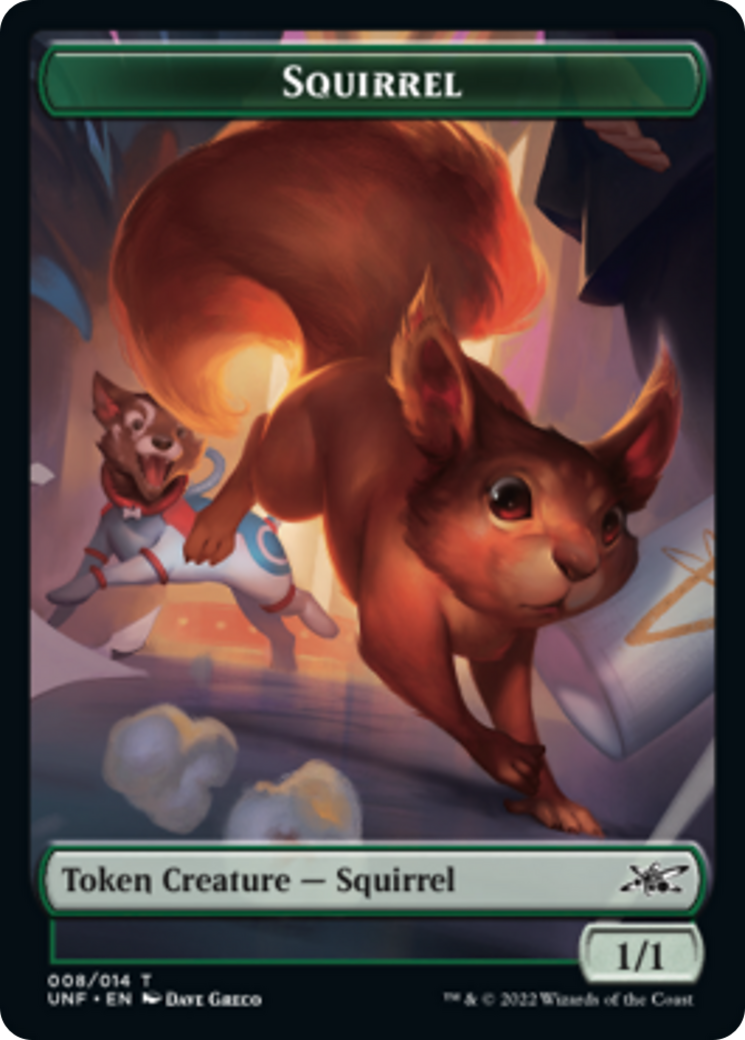 Squirrel // Food (011) Double-sided Token [Unfinity Tokens] | Gaming Infinity