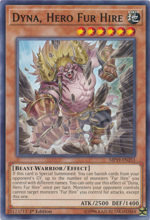 Dyna, Hero Fur Hire [MP19-EN251] Common | Gaming Infinity