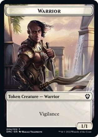 Zombie Knight // Warrior Double-sided Token [Dominaria United Commander Tokens] | Gaming Infinity