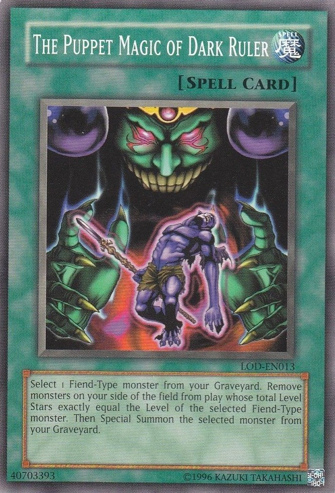 The Puppet Magic of Dark Ruler [LOD-EN013] Common | Gaming Infinity