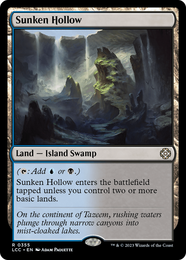 Sunken Hollow [The Lost Caverns of Ixalan Commander] | Gaming Infinity