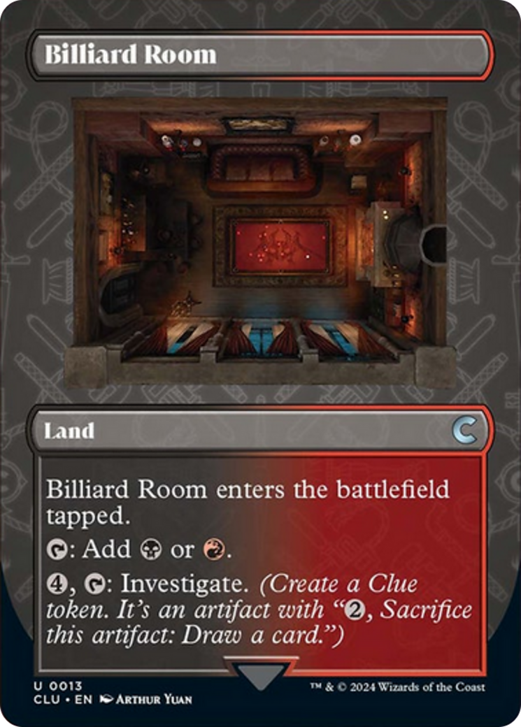 Billiard Room (Borderless) [Ravnica: Clue Edition] | Gaming Infinity