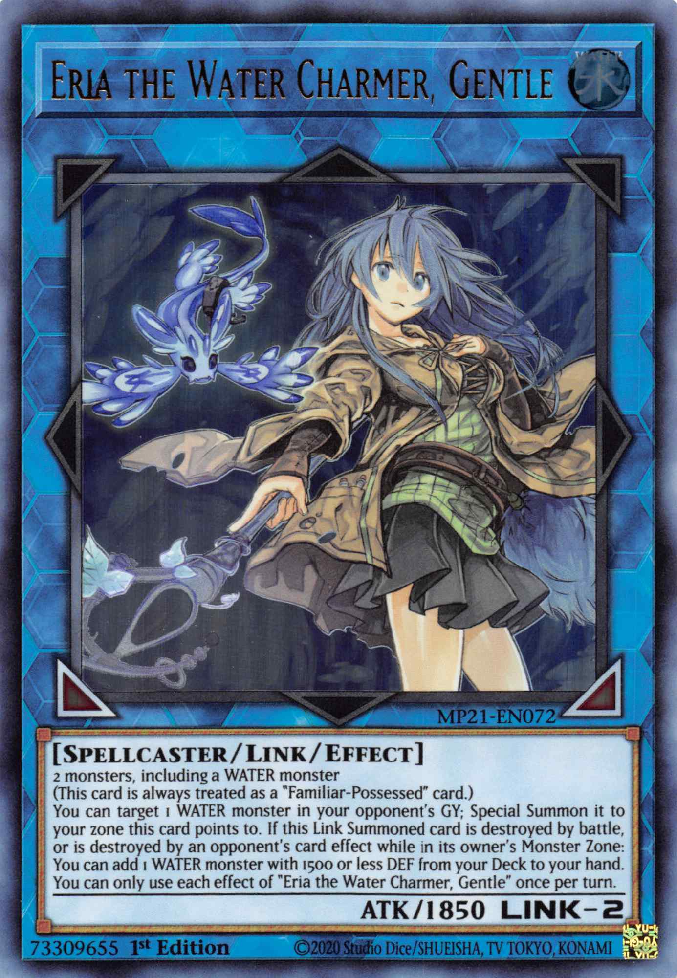 Eria the Water Charmer, Gentle [MP21-EN072] Ultra Rare | Gaming Infinity