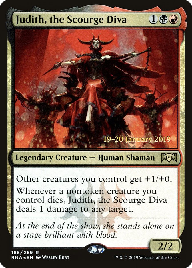 Judith, the Scourge Diva [Ravnica Allegiance Prerelease Promos] | Gaming Infinity