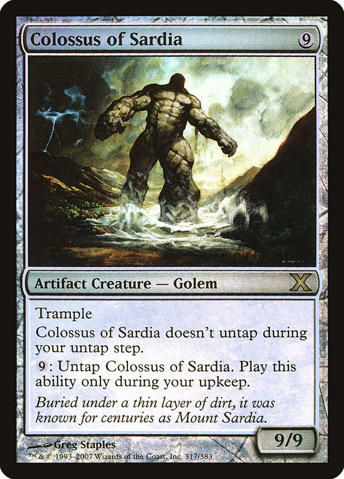 Colossus of Sardia (Premium Foil) [Tenth Edition] | Gaming Infinity