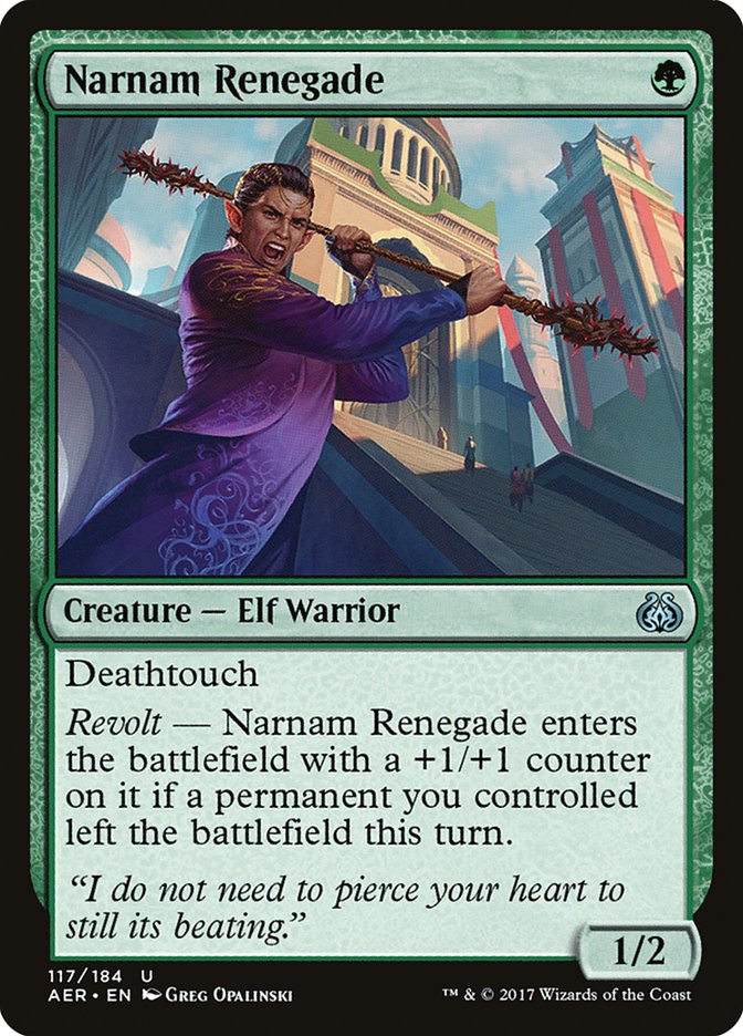 Narnam Renegade [Aether Revolt] | Gaming Infinity