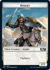 Knight // Pirate Double-sided Token [Core Set 2021 Tokens] | Gaming Infinity