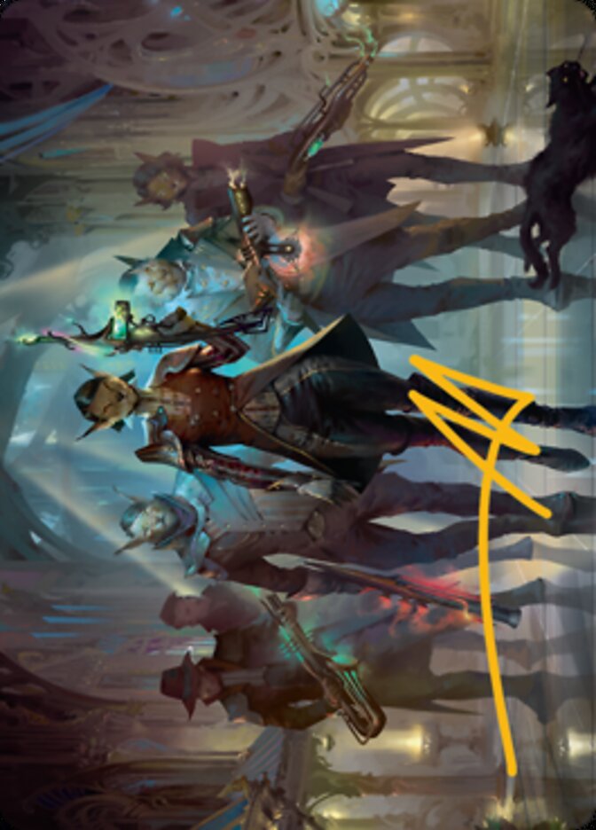 Family's Favor Art Card (Gold-Stamped Signature) [Streets of New Capenna Art Series] | Gaming Infinity