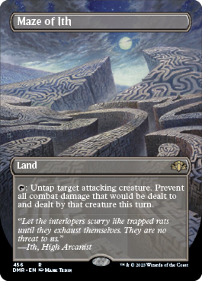 Maze of Ith (Borderless Alternate Art) [Dominaria Remastered] | Gaming Infinity