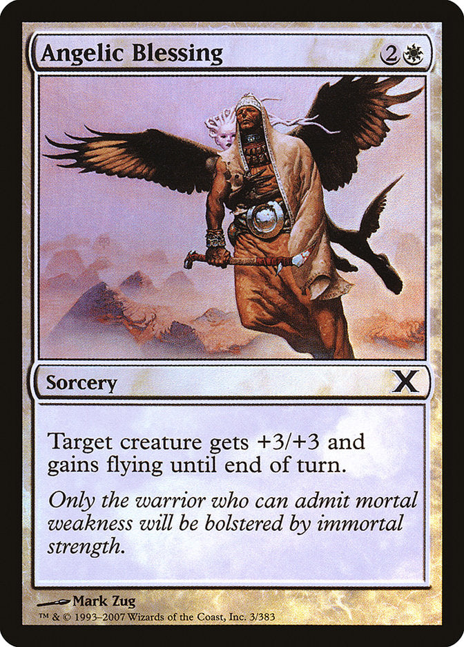 Angelic Blessing (Premium Foil) [Tenth Edition] | Gaming Infinity