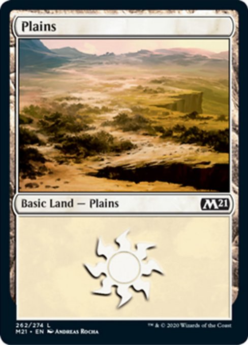 Plains (262) [Core Set 2021] | Gaming Infinity