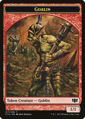 Goblin // Goat Double-sided Token [Commander 2014 Tokens] | Gaming Infinity