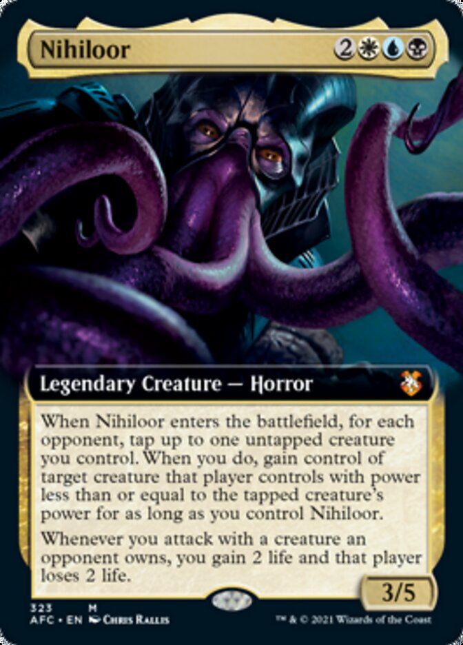 Nihiloor (Extended) [Dungeons & Dragons: Adventures in the Forgotten Realms Commander] | Gaming Infinity