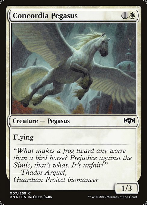 Concordia Pegasus [Ravnica Allegiance] | Gaming Infinity