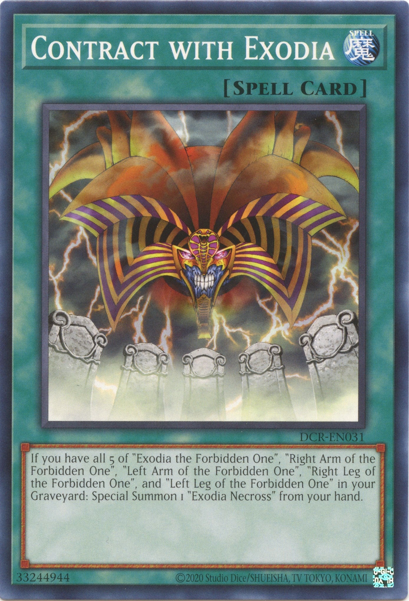 Contract with Exodia (25th Anniversary) [DCR-EN031] Common | Gaming Infinity