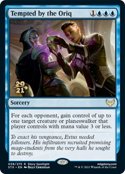 Tempted by the Oriq [Strixhaven: School of Mages Prerelease Promos] | Gaming Infinity