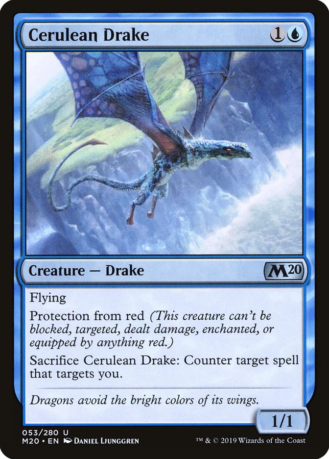 Cerulean Drake [Core Set 2020] | Gaming Infinity