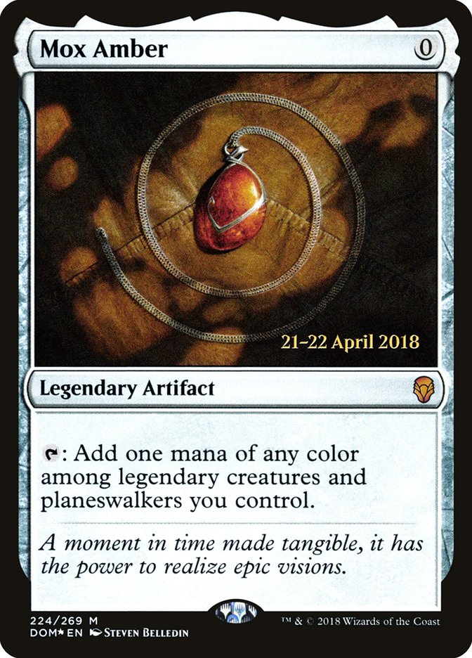 Mox Amber  [Dominaria Prerelease Promos] | Gaming Infinity