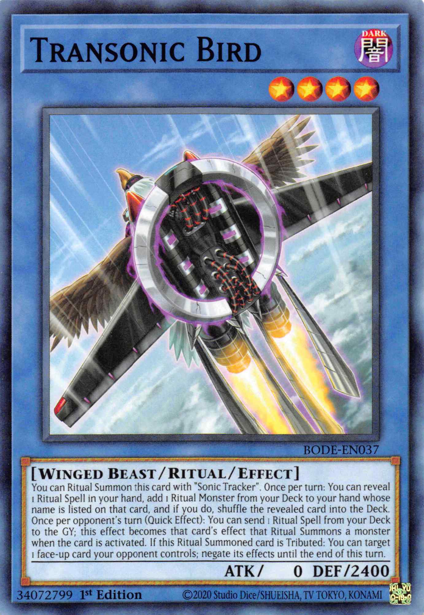 Transonic Bird [BODE-EN037] Common | Gaming Infinity