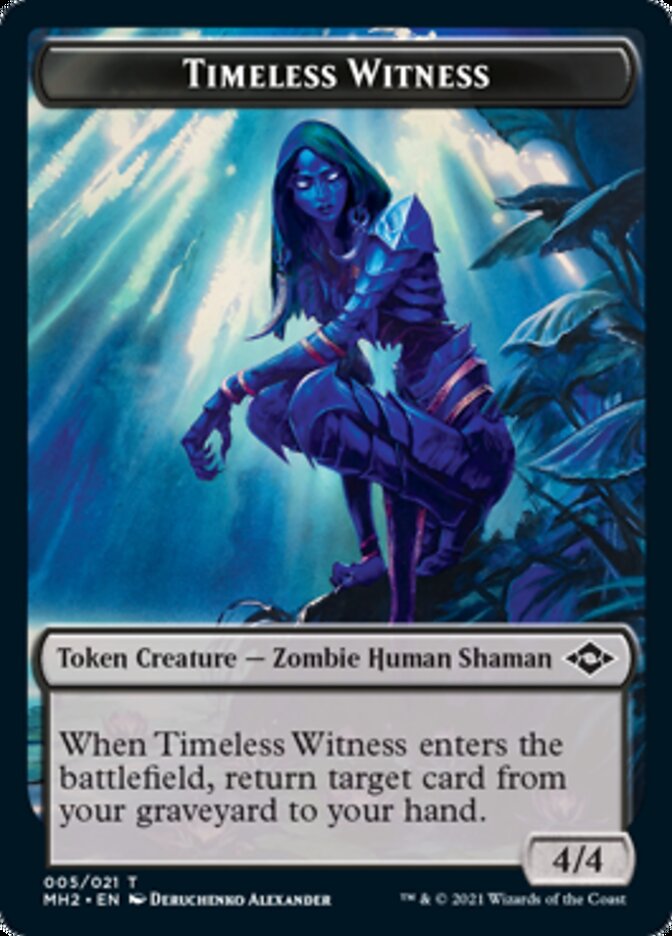 Timeless Witness Token [Modern Horizons 2 Tokens] | Gaming Infinity