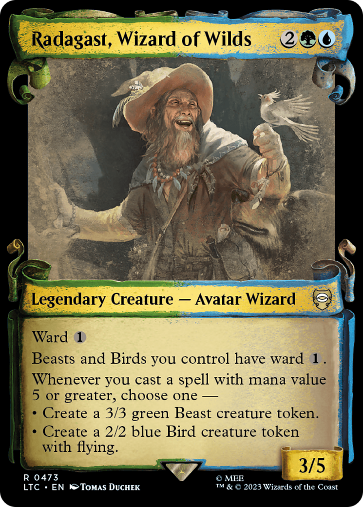 Radagast, Wizard of Wilds [The Lord of the Rings: Tales of Middle-Earth Commander Showcase Scrolls] | Gaming Infinity