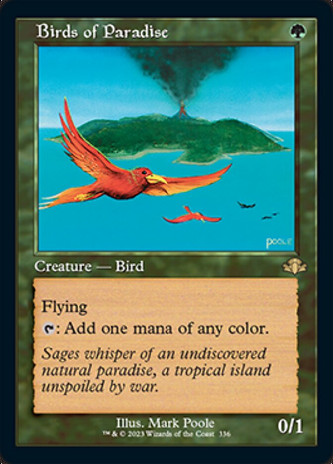 Birds of Paradise (Retro) [Dominaria Remastered] | Gaming Infinity