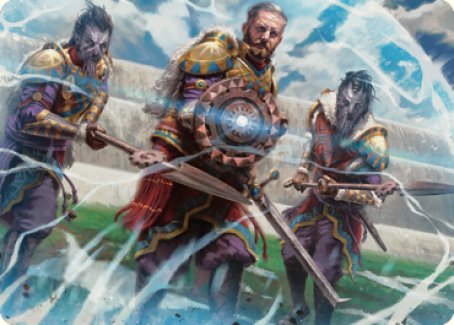 Argivian Phalanx Art Card [Dominaria United Art Series] | Gaming Infinity