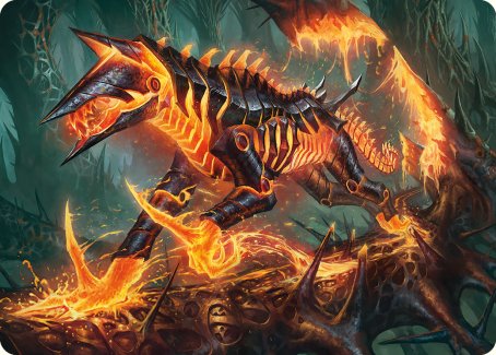Kuldotha Cackler Art Card [Phyrexia: All Will Be One Art Series] | Gaming Infinity