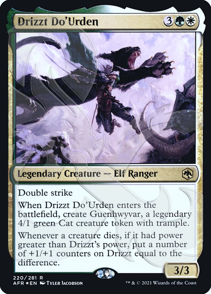 Drizzt Do'Urden (Ampersand Promo) [Dungeons & Dragons: Adventures in the Forgotten Realms Promos] | Gaming Infinity