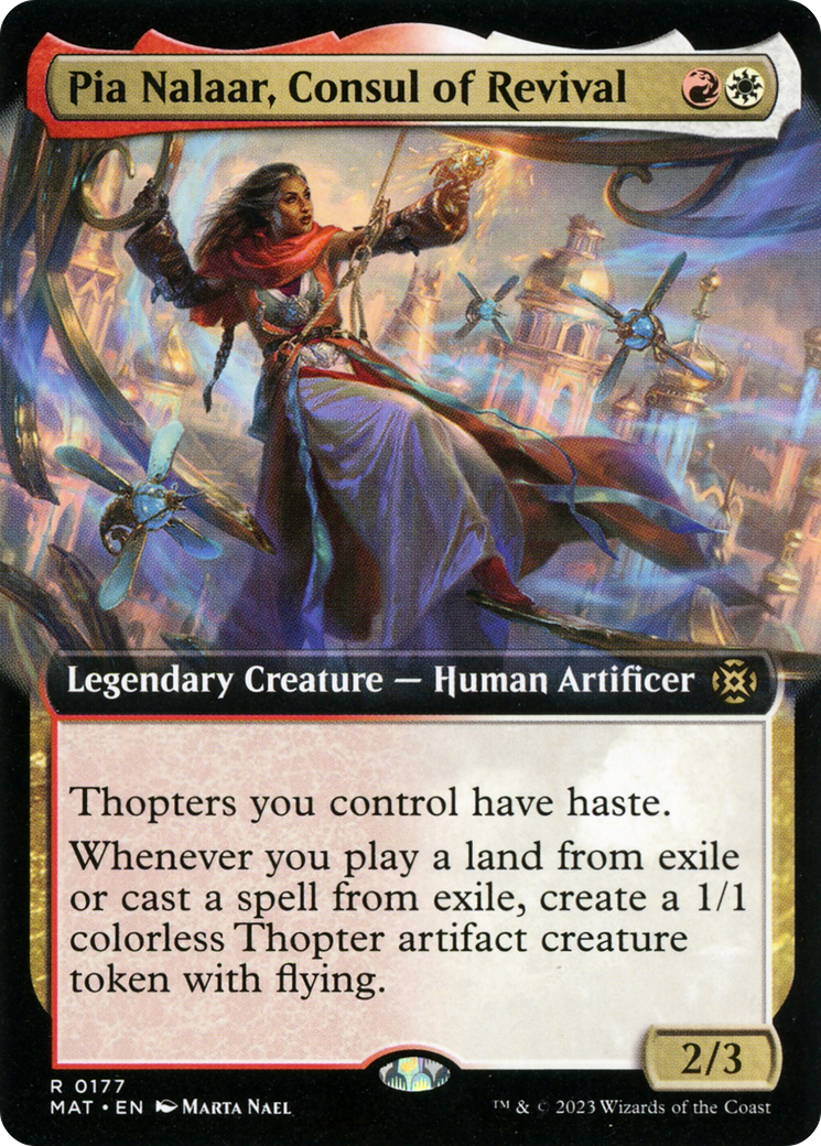 Pia Nalaar, Consul of Revival (Extended Art) [March of the Machine: The Aftermath] | Gaming Infinity