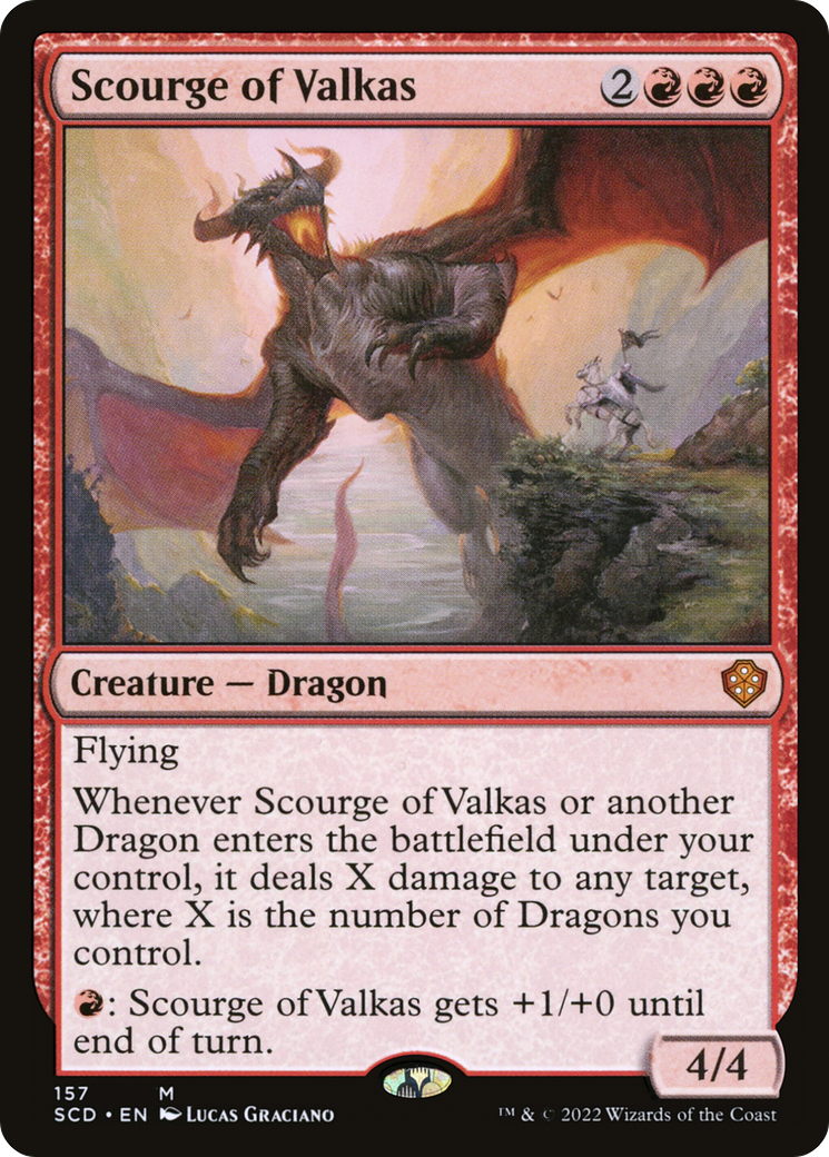 Scourge of Valkas [Starter Commander Decks] | Gaming Infinity