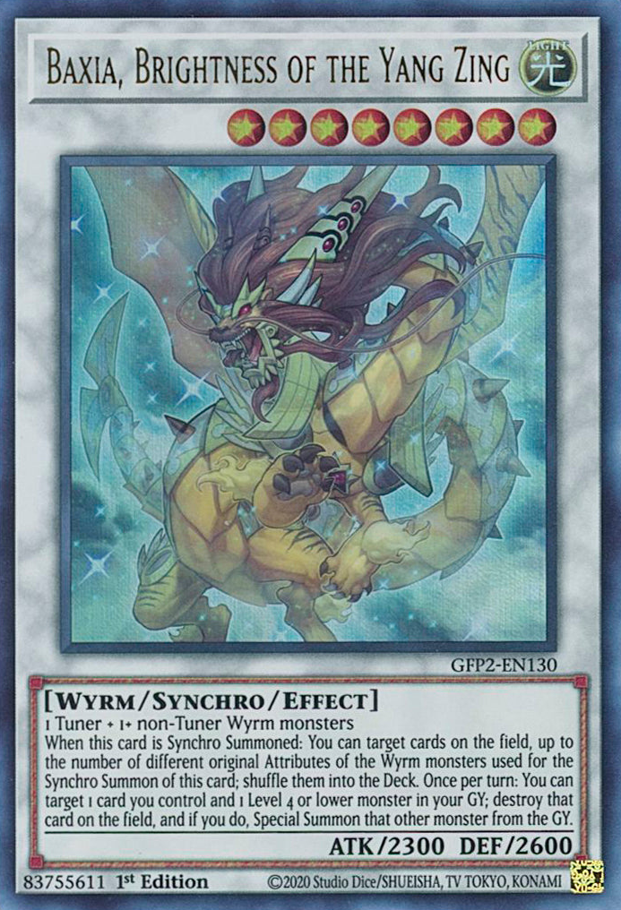 Baxia, Brightness of the Yang Zing [GFP2-EN130] Ultra Rare | Gaming Infinity