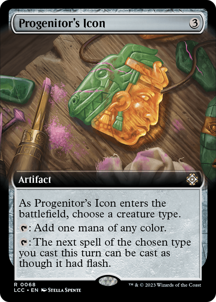 Progenitor's Icon (Extended Art) [The Lost Caverns of Ixalan Commander] | Gaming Infinity