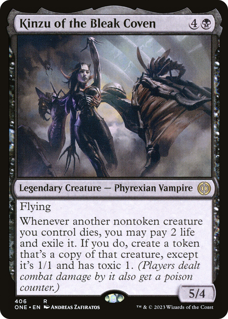 Kinzu of the Bleak Coven [Phyrexia: All Will Be One] | Gaming Infinity