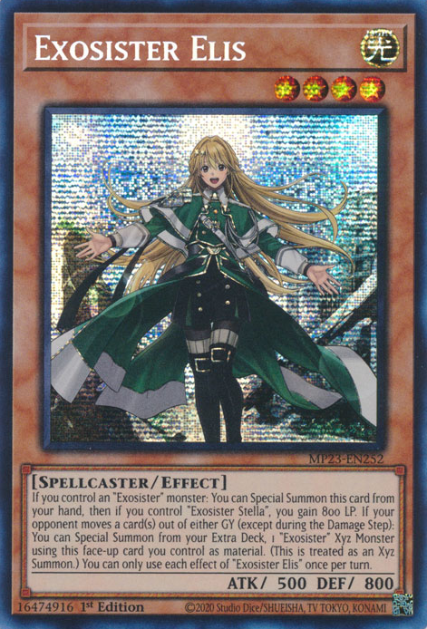 Exosister Elis [MP23-EN252] Prismatic Secret Rare | Gaming Infinity