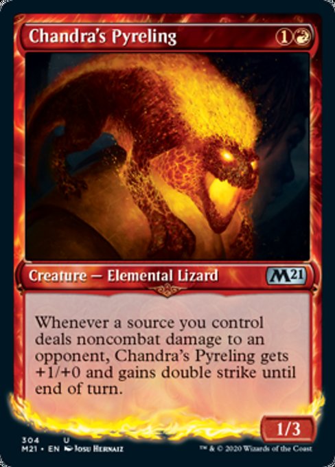 Chandra's Pyreling (Showcase) [Core Set 2021] | Gaming Infinity