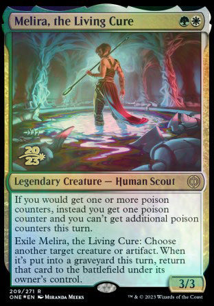 Melira, the Living Cure [Phyrexia: All Will Be One Prerelease Promos] | Gaming Infinity