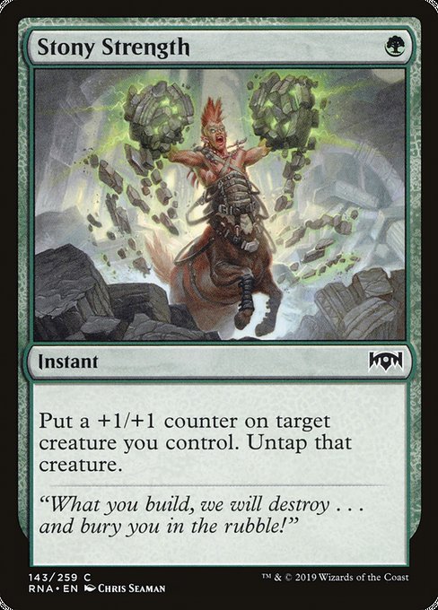 Stony Strength [Ravnica Allegiance] | Gaming Infinity