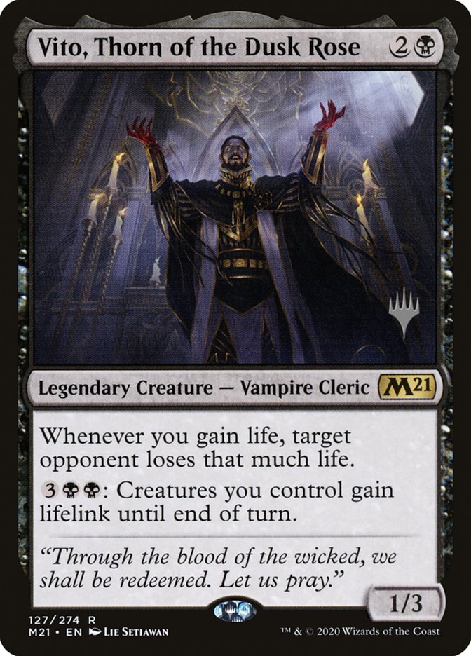 Vito, Thorn of the Dusk Rose (Promo Pack) [Core Set 2021 Promos] | Gaming Infinity