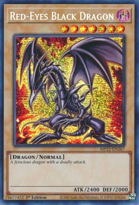 Red-Eyes Black Dragon [MP22-EN267] Prismatic Secret Rare | Gaming Infinity