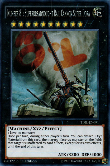 Number 81: Superdreadnought Rail Cannon Super Dora [TDIL-EN091] Super Rare | Gaming Infinity