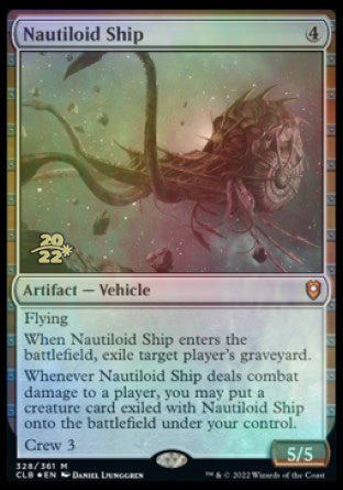 Nautiloid Ship [Commander Legends: Battle for Baldur's Gate Prerelease Promos] | Gaming Infinity