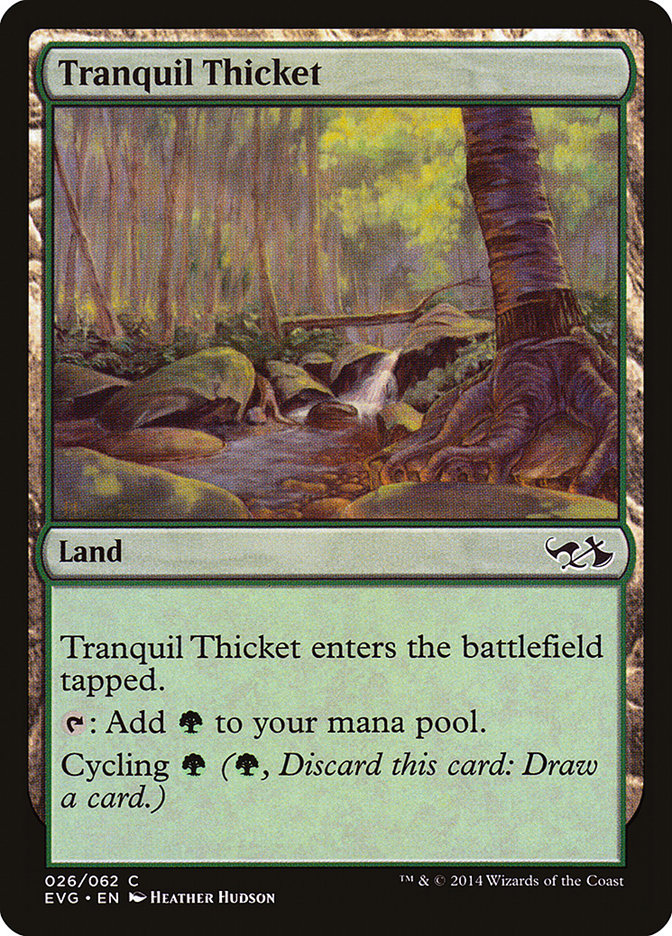 Tranquil Thicket (Elves vs. Goblins) [Duel Decks Anthology] | Gaming Infinity