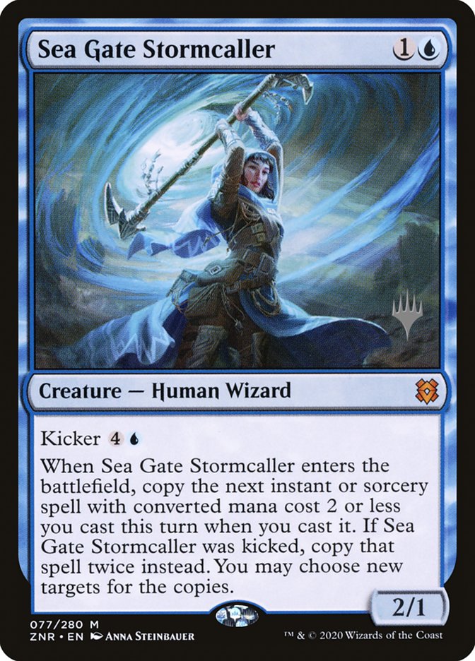 Sea Gate Stormcaller (Promo Pack) [Zendikar Rising Promos] | Gaming Infinity