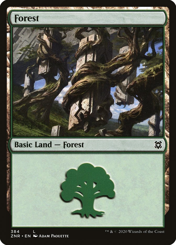 Forest (384) [Zendikar Rising] | Gaming Infinity