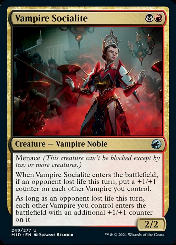 Vampire Socialite [Innistrad: Midnight Hunt] | Gaming Infinity